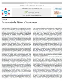 molecular biology of breast cancer图1